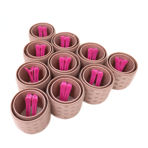 6 PCS DIY lạnh nhiệt độ tóc con lăn với tóc Clips Salon tự Kẹp nhôm nhựa dụng cụ uốn cho heatless tạo kiểu tóc - Product Image 2