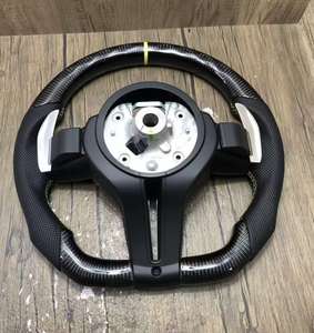 Per <span class=keywords><strong>BMW</strong></span> Serie <span class=keywords><strong>E</strong></span> F F30 F10 F20 <span class=keywords><strong>X5</strong></span> E70 E71 E90 F85 F22 F15 M3 M5 M6, Leve del Cambio Personalizzate in Fibra di Carbonio con LED, Volante Sportivo M - Product Image 4