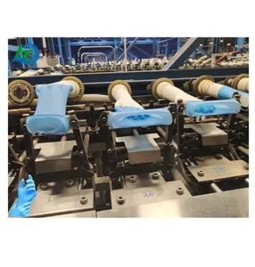 Máquina de fabricación de guantes de látex de motor de alta calidad