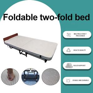 Letto Pieghevole in Metallo <span class=keywords><strong>Salvaspazio</strong></span> a Due Pieghe per Hotel, Camere d'Albergo, Ospedali, Uffici e Stanze Ospiti - Vendita all'Ingrosso Diretta dalla Fabbrica - Product Image 2