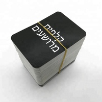 Jeu de cartes personnalisé sur mesure avec boîte étanche durable, incluant logo et emballage personnalisés