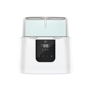 Riscaldatore di latte per bambini con Logo personalizzato portatile doppio biberon e scaldavivande con sterilizzatore - Product Image 2
