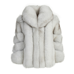 Cappotto di Pelliccia di Volpe Lungo e Voluminoso per Donna, Elegante e Caldo per l'<span class=keywords><strong>Inverno</strong></span> - Product Image 1