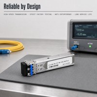 Transceiver Optik SFP 1.25G 1310nm 20km Singlemode LC Duplex SMF Modul untuk Switch Jaringan