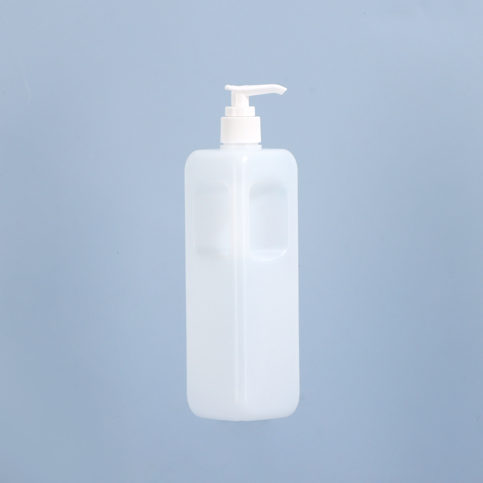 Flacon transparent OC pompe blanche