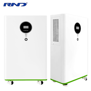 Système de stockage d'énergie solaire domestique tout-en-un sur pied mobile avec batterie au lithium fer phosphate 48V 15kWh, BMS intelligent et CAN - Product Image 2