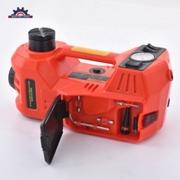 Gato hidráulico eléctrico multifuncional de 12V y 5 toneladas con bomba de aire e iluminación para uso en vehículos todoterreno y SUV