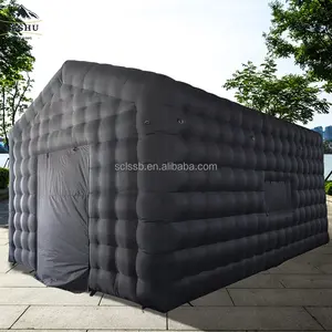 หรูหราBig Air Cubeเต็นท์ไนท์คลับInflatable Inflables Commercial Backyard Inflatableไนท์คลับแบบพกพาParty Discoเต็นท์