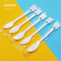 Brosse à couteau multifonctionnelle manuelle en PP de qualité alimentaire, spatule blanche durable, facile à nettoyer, autoportante, outil de cuisine très vendu