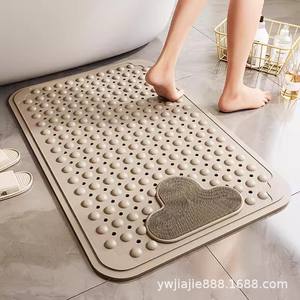 Alfombrilla de baño de piedra antideslizante, alfombrilla de lavado de pies de ducha de secado rápido, alfombrilla de bañera lavable a máquina para Baño - Product Image 2