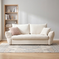 Modernes Cloud Modulares Verstellbares Ecksofa L-förmiges Wohnzimmer Schlafsofa mit Stauraum