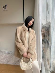 <span class=keywords><strong>Manteau</strong></span> de <span class=keywords><strong>fourrure</strong></span> de <span class=keywords><strong>vison</strong></span> de haute qualité pour femmes mode d'hiver veste de <span class=keywords><strong>fourrure</strong></span> de <span class=keywords><strong>vison</strong></span> épaisse et chaude personnalisée à vendre - Product Image 2