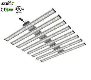 CTLite 0-10v kısılabilir zamanlama yüksek sıcaklık koruması uv ir led ışık çubuğu büyümek 1200w ışık büyümeye yol açtı veg Bloom