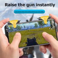 Déclencheur de jeu F01 en plastique, manette de jeu PUBG Mobile pour smartphone, contrôleur de jeu pour tir, compatible Apple/Android