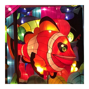 Venta caliente hecho a mano Navidad pescado luz decoraciones interior y exterior colorido saludable para parques Emporiums restaurantes - Product Image 1