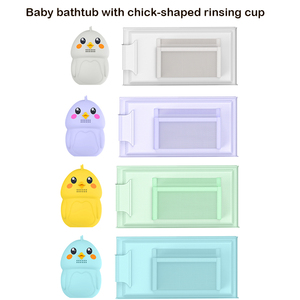Vasca da Bagno Pieghevole per Neonati Certificata Senza BPA, Vasca Portatile Richiudibile per Neonati e Bambini Piccoli, Conforme EN 17022 - Product Image 6