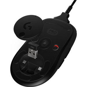 Ratón inalámbrico para juegos <span class=keywords><strong>Logitech</strong></span> <span class=keywords><strong>GPW</strong></span> G Pro con rendimiento de grado deportivo negro - Product Image 2