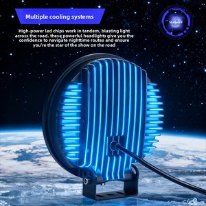 Venta al por Mayor de Fábrica, Faro Delantero para Camión de 60W, Luz Blanca Ámbar DRL, Luz de Carretera LED 4x4, Luz Antiniebla de Conducción, Luces LED Todoterreno de 7 Pulgadas para Camión - Product Image 6