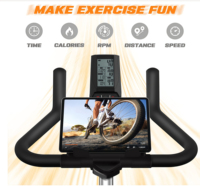 Vélo de spinning OEM silencieux à transmission par courroie pour salle de sport commerciale – Cardio Master