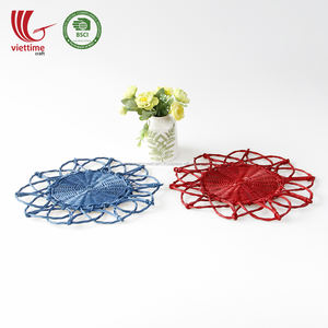 Mantel Individual de ratán Natural, colorido, superventas, hecho a mano en Vietnam - Product Image 2