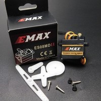 Servomoteur numérique EMAX ES08MD II 12g haute vitesse, mini-servo avec engrenages ABS pour avion RC, hélicoptère, voiture, FPV, pièces de rechange