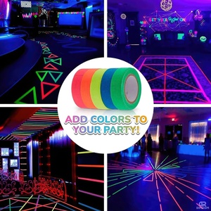 <span class=keywords><strong>Ruban</strong></span> <span class=keywords><strong>adhésif</strong></span> <span class=keywords><strong>fluorescent</strong></span> en nylon réfléchissant pour décoration de fête, résistant aux UV, qui brille sous la lumière noire et dans la nuit - Product Image 5