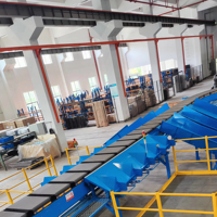 Truelisort Nouveau système de tri à bande croisée réglable à commande PLC, équipement industriel en acier inoxydable avec convoyeur en caoutchouc pour la logistique de vente au détail