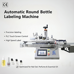 Etiquetadora Automática de Botellas Redondas de Escritorio, Autoadhesiva, <span class=keywords><strong>para</strong></span> Cosméticos, Esmalte de Uñas, Gel, Perfume, Aceite Esencial - Product Image 1