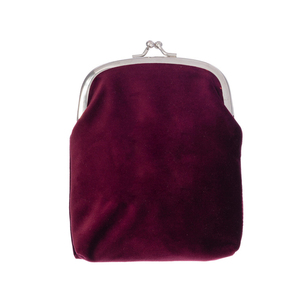 Custom nuovo design di alta qualità Kiss Lock <span class=keywords><strong>pochette</strong></span> in velluto elegante alla moda <span class=keywords><strong>e</strong></span> stile younge custodia per telefono con fibbia per donna - Product Image 1