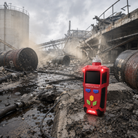 Moniteur de fuite de gaz inflammable pour usine pétrochimique, dispositif d'alarme antidéflagrant à aspiration par pompe EX LEL