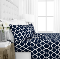 Prix moins cher coloré 100GSM 260cm sergé 100% polyester microfibre tissu imprimé numérique
