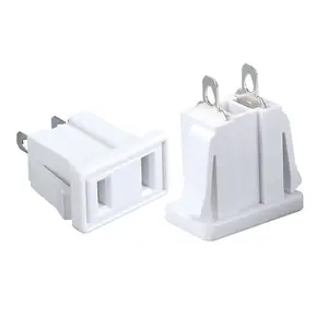 LECI Manufacturer Supply Ul 498 Standard 15A 250V Ac Female Socket White Receptacle Power Socket