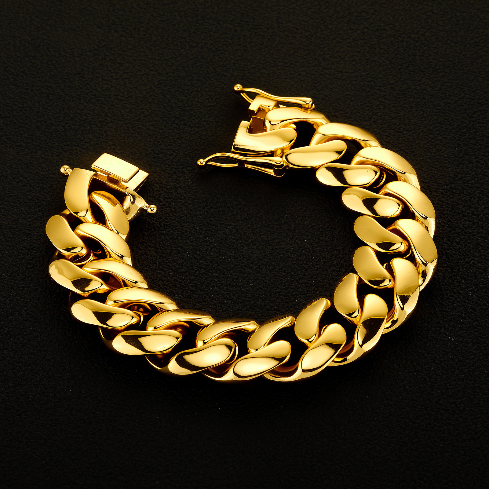 Oro dorado de 22 mm - Oro de 24 quilates