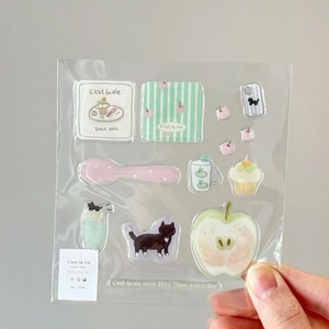 สติกเกอร์ไวนิลกันน้ำพิมพ์ลาย UV แบบกำหนดเอง ป้ายตกแต่งบ้านแบบ 3 มิติ ติดด้วยตัวเอง - Product Image 5