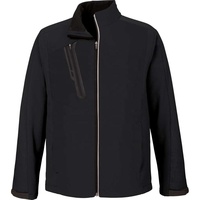 Veste softshell d'hiver pour homme, respirante, confortable, coupe-vent, avec col montant et logo frontal, design léger pour l'extérieur