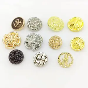 Hot Selling Custom Shank Buttons Metall legierung Pearl Buttons für Shirt Coat Kleidungs stück Kleidung Zubehör Shank Sewing Buttons