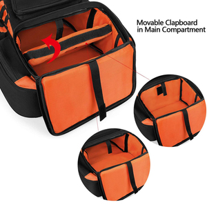 Bolsa de Pesca Impermeable, Bolsa de Aparejos de Pesca Grande Multiusos, Mochila para Aparejos con Cubierta Protectora contra la Lluvia - Product Image 1