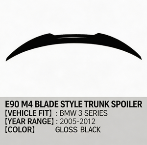 Aileron de coffre arrière ABS style lame pour BMW Série 3 E90 2005-2012 Spoiler M4 Vente en gros - Product Image 5