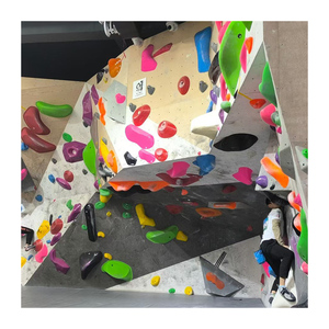 Muro de Escalada Personalizado para Parque Infantil Interior, Muro de Escalada para Parque de Trampolines, Incluye Escalada Rubik y Pila de Ciruelas - Product Image 1