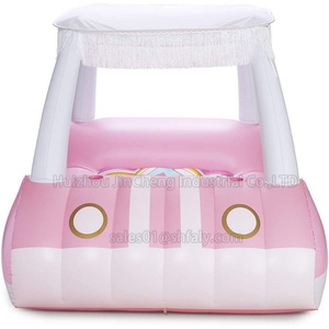 Chariot de golf gonflable de luxe personnalisé pour piscine d'été - Gonflable pour la terre ou l'eau avec porte-gobelet et appui-tête - Product Image 6