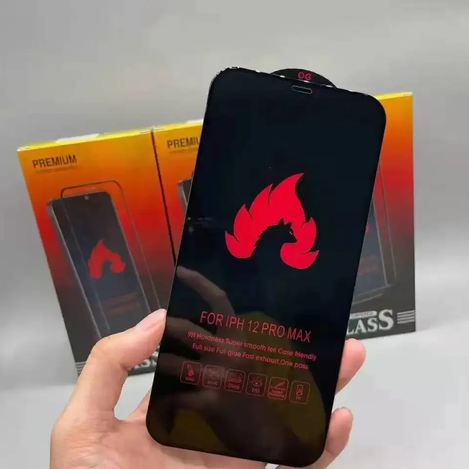 Premium fire wolf ESD Tempered glass Foldable Anti-scratch screen protector for Redmi 9C 9T 10 10 5G NOTE 10 PRO NOTE 10 PRO MAX