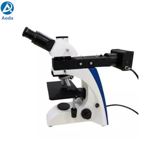 Microscope métallurgique trinoculaire de champ de vision surdimensionné de laboratoire métallographique Mit300 - Product Image 2