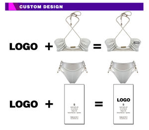 고급 맞춤형 마이크로 끈 비키니 플러스 사이즈 성인 OEM 수영복 레오파드 무늬 여성 의류 마이크로 끈 비키니 지원 - Product Image 5