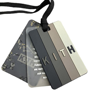 Nhãn tùy chỉnh thiết kế lạ mắt biểu tượng tùy chỉnh in treo <span class=keywords><strong>Tag</strong></span> cho xuống áo khoác - Product Image 4