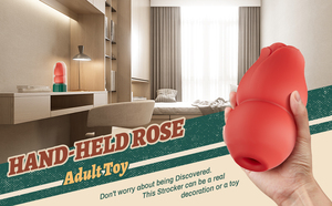 High Quality Rose Aircraft Cup Heating PC+TPE+ABS Penis Trainer Male Manual Masturbator Red/Green Base Adult <strong>Sex</strong> <strong>Toy</strong> <strong>for</strong> <strong>Him</strong> - Product Image 6