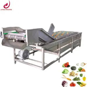 JUYOU Full Automatic Bubble Washer Wash Equipment Cheapest Heavy Duty Potato Fruit And Vegetable Clean Machine