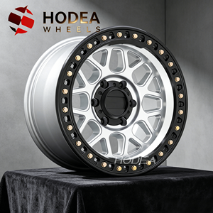 Ruedas <span class=keywords><strong>Todoterreno</strong></span> HODEA Clásicas con Beadlock Mecánico Forjado para Camionetas de Tamaño Completo y Vehículos <span class=keywords><strong>Todoterreno</strong></span>, Listas para Terreno Desértico/Roquero - Product Image 2