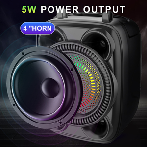 SING E ZQS8941X Altavoz Karaoke BT Recargable, Mini Altavoz Portátil para Actividades al Aire Libre, Reproductor de Audio <span class=keywords><strong>DJ</strong></span> - Product Image 5