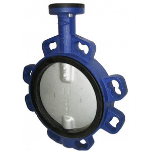 Vanne papillon VFA25 en fonte bleue 150 mm pour usage industriel - Product Image 1