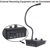 Interphone de fenêtre CATEL 3W Interphone anti-interférence Système de compteur bancaire Microphone d'intercommunication bidirectionnel